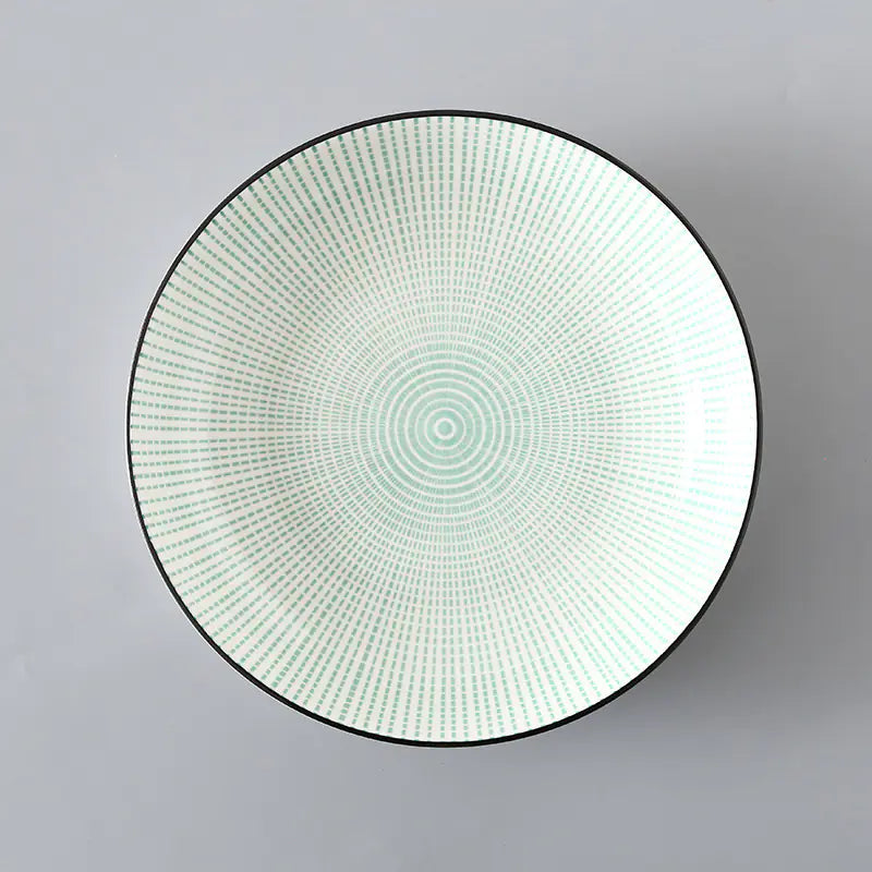 7 Inch Nordic Style Ceramic Plate for Fruits and Soup