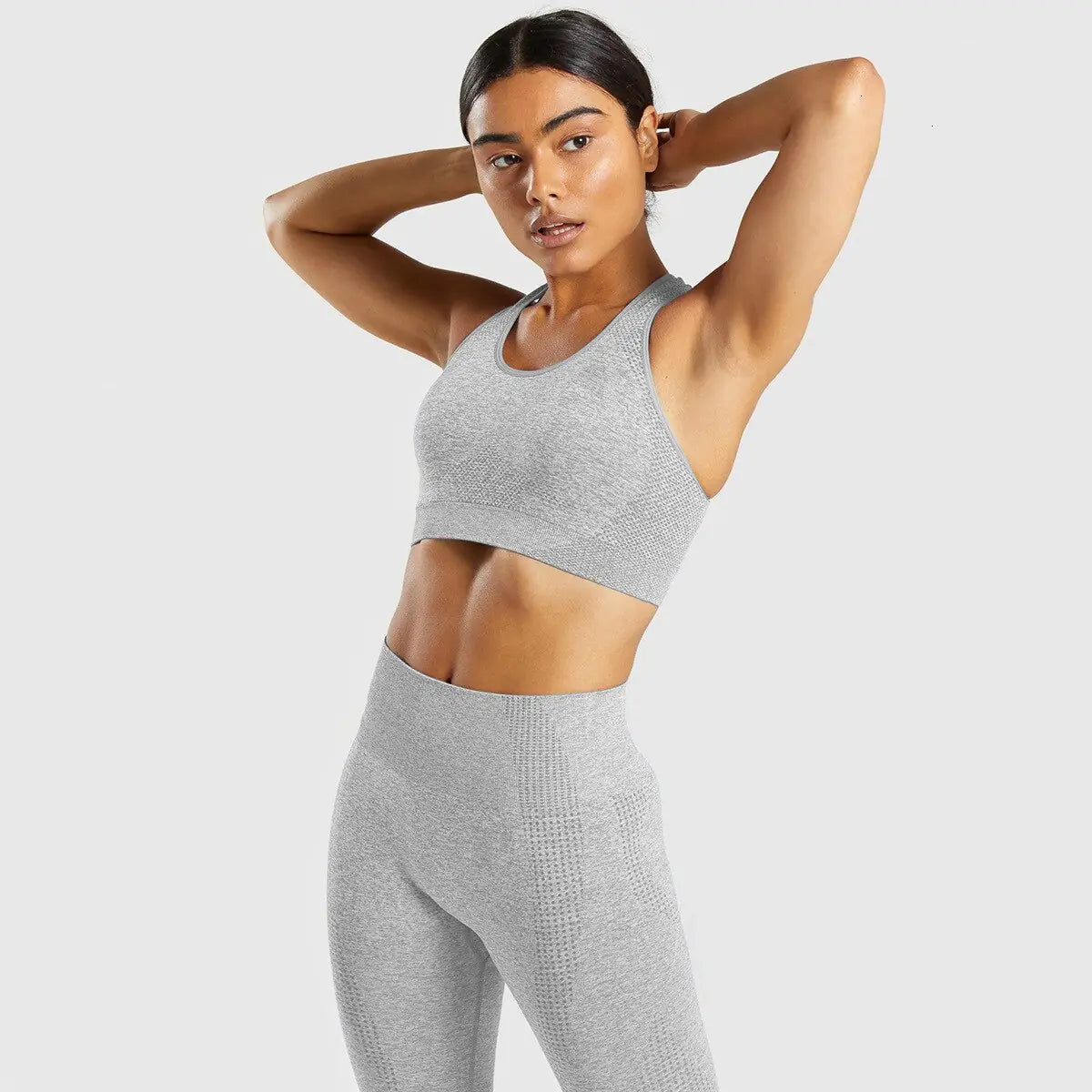 Seamless Knitted Yoga Fitness Set
