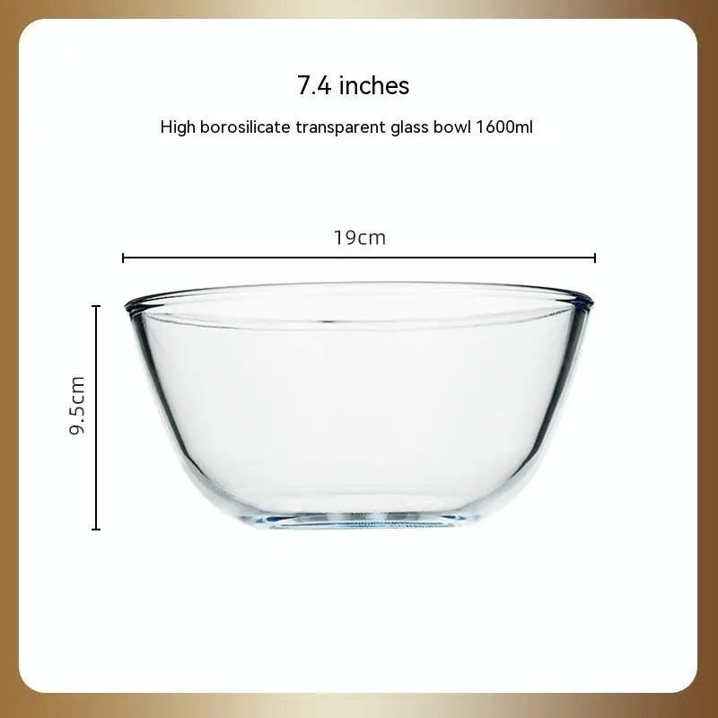 Glass Large Salad Bowl