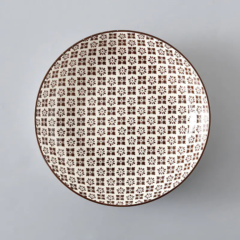 7 Inch Nordic Style Ceramic Plate for Fruits and Soup