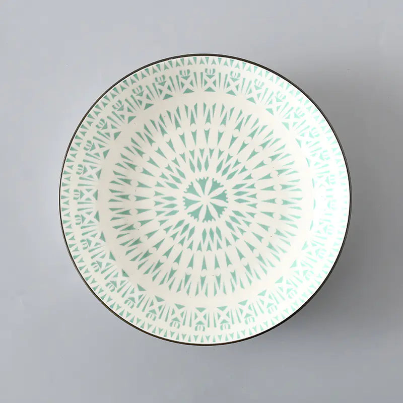 7 Inch Nordic Style Ceramic Plate for Fruits and Soup