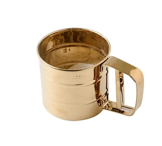 Gold Stainless Steel Whisk and Baking Tool Set