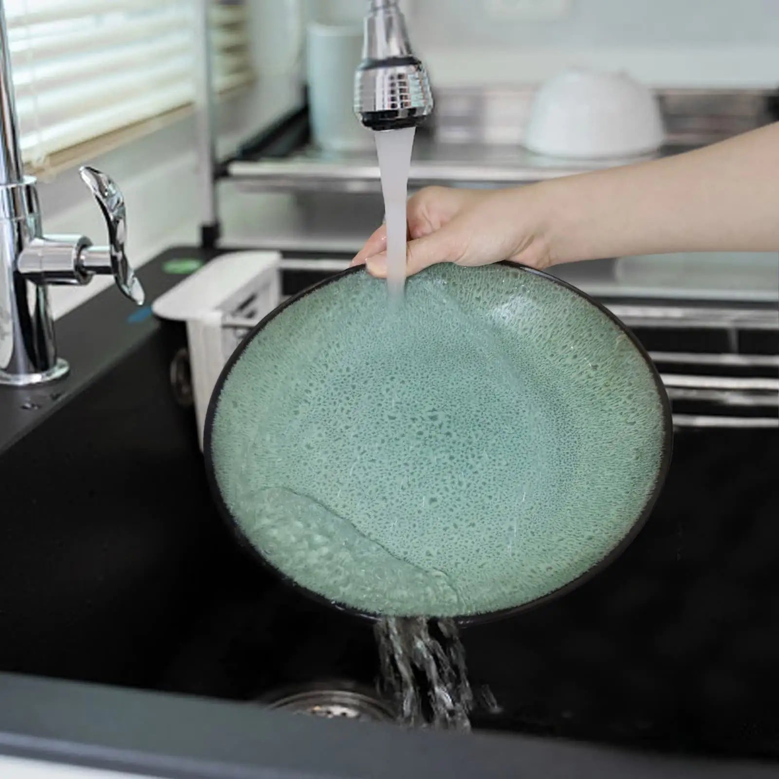 Emerald Steak Plate Set