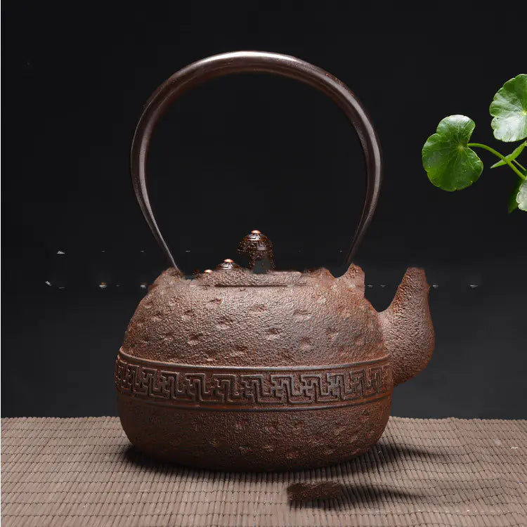 Cast Iron Teapot - Traditional Iron Kettle for Brewing