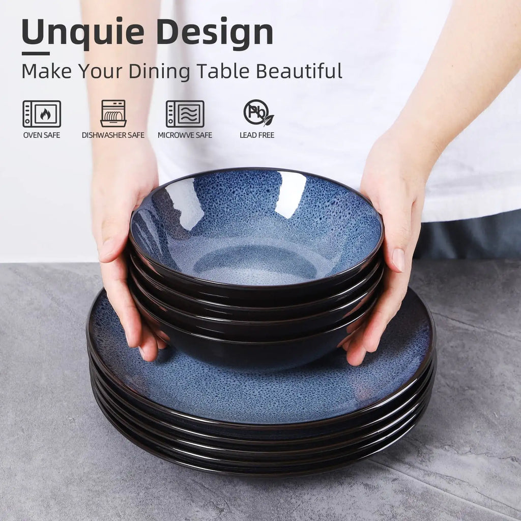 Peacock Blue Bowl Set