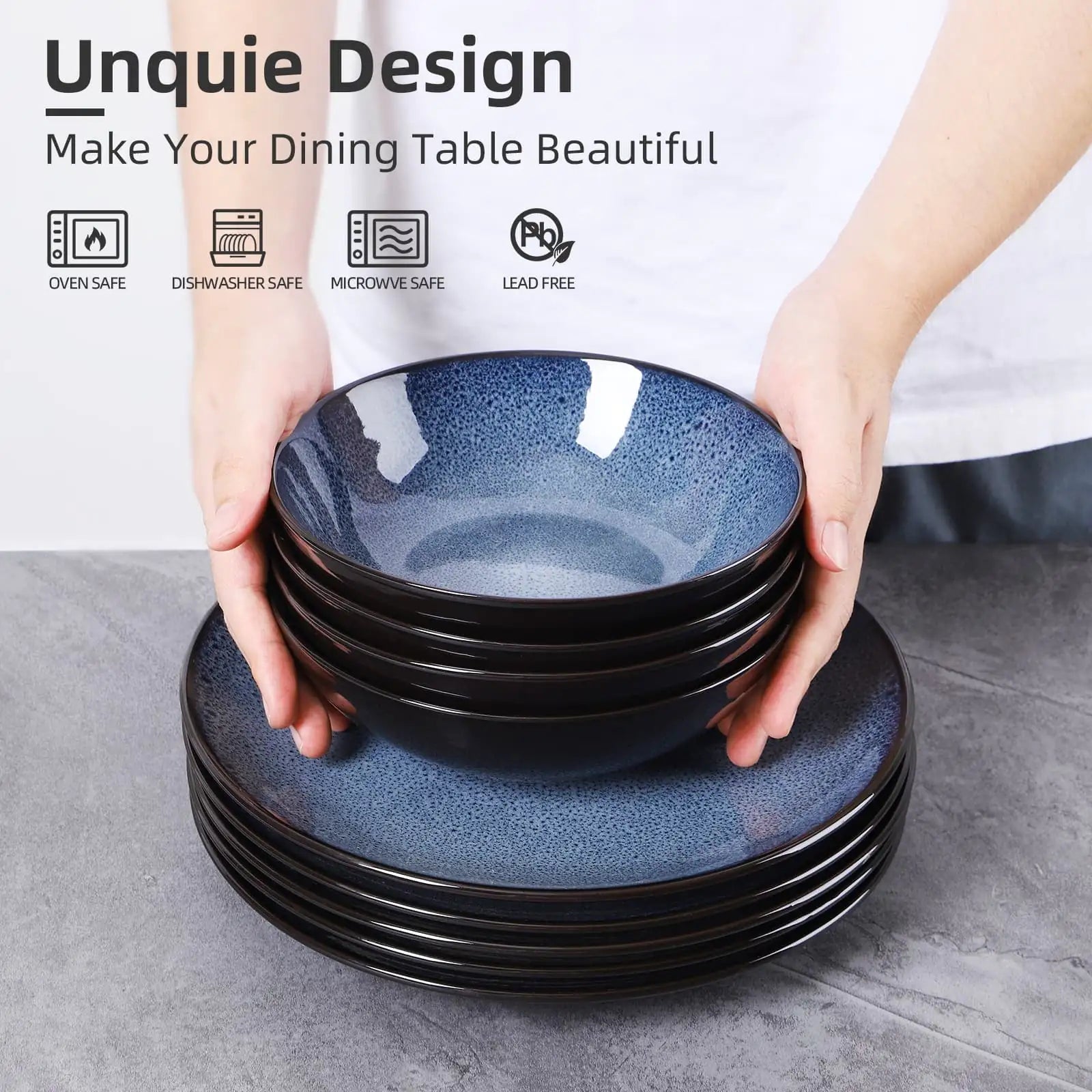 Peacock Blue Bowl Set