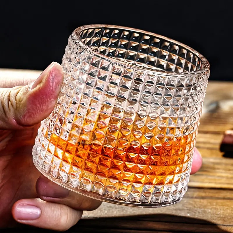 Crystal Whiskey and Wine Glass Set