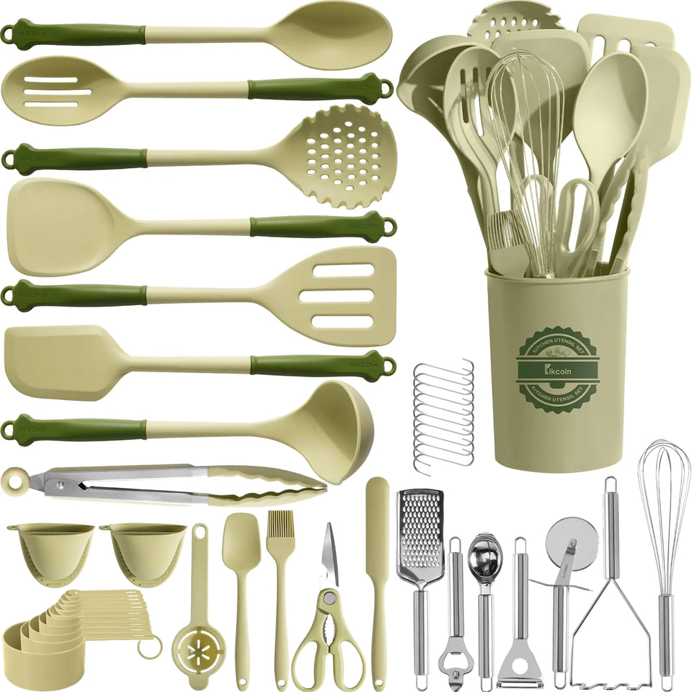 Kikcoin 43Pcs Kitchen Utensils Set