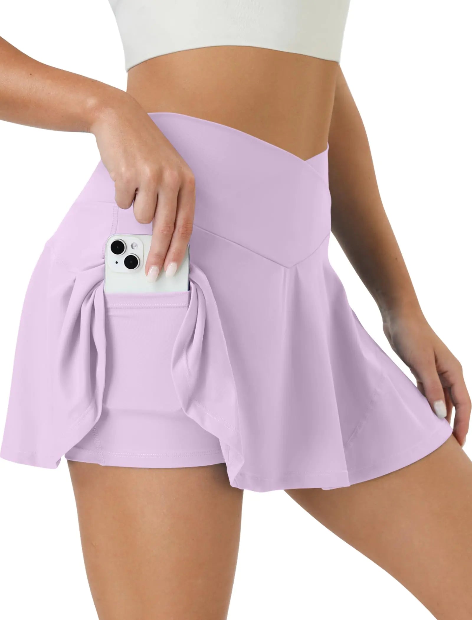 High Waisted Tennis Skirts with Pockets