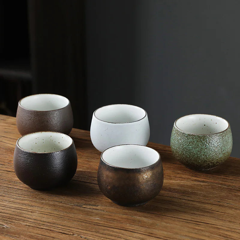 Ceramic Fambé Tea Cup