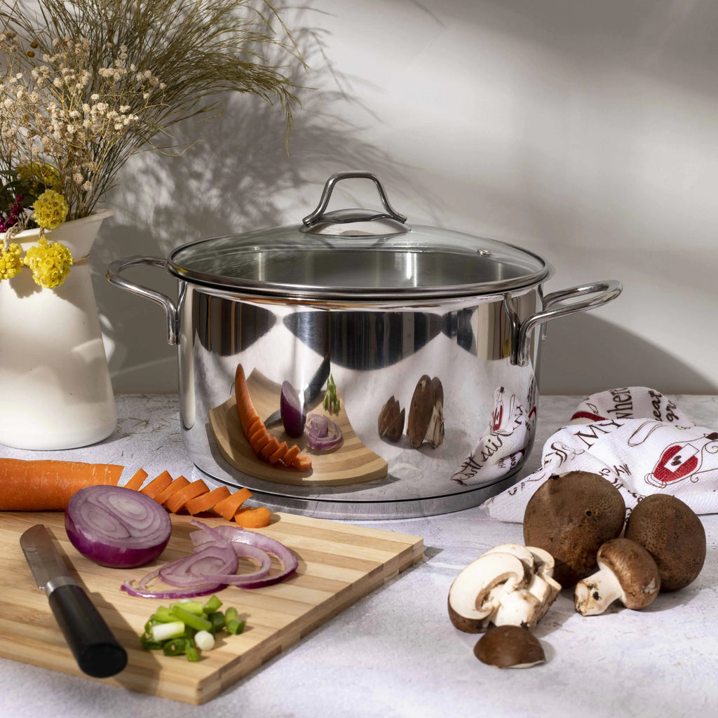Serenk Modernist Stainless Steel Stock Pot
