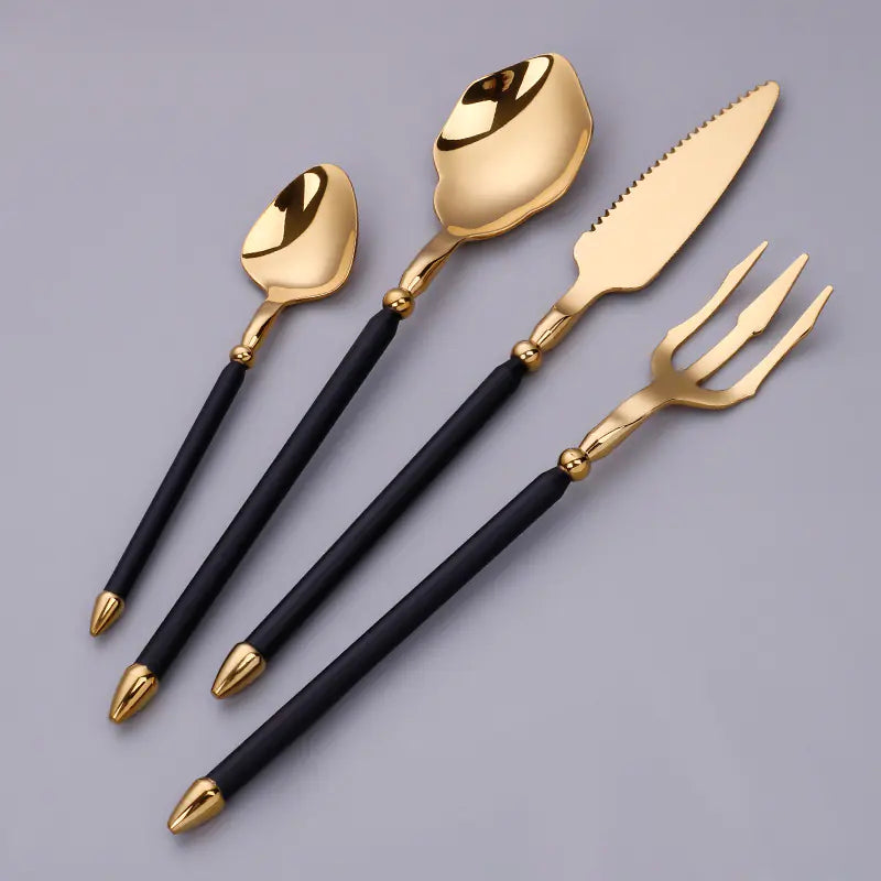 304 Stainless Steel Cutlery Set for Western Dining (4pcs)