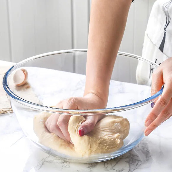 Glass Large Salad Bowl