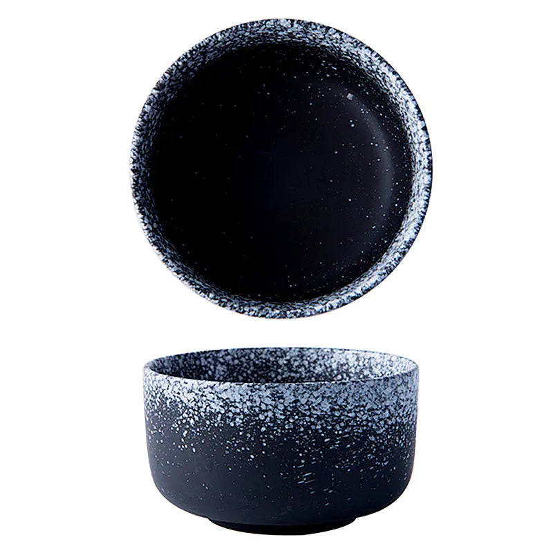 Small Ceramic Soup and Seasoning Bowl Set