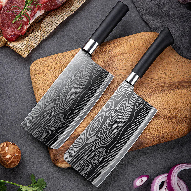 Stainless Steel Kitchen Chef Knife Set for Meat Cutting