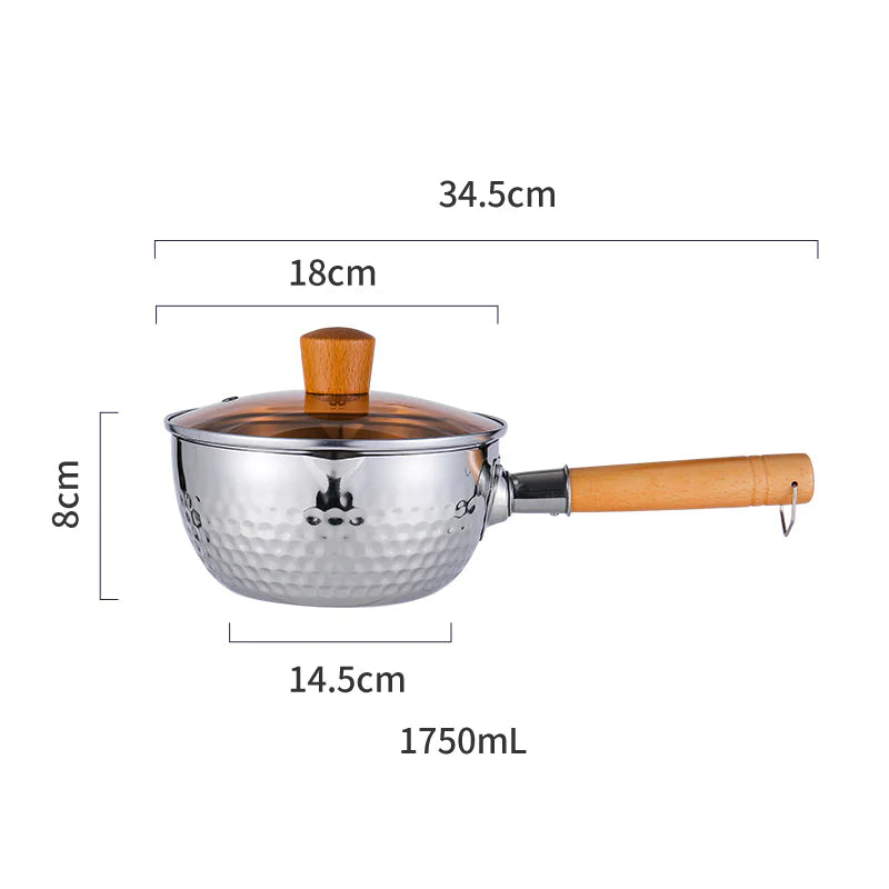 Snow Pan with Wooden Handle