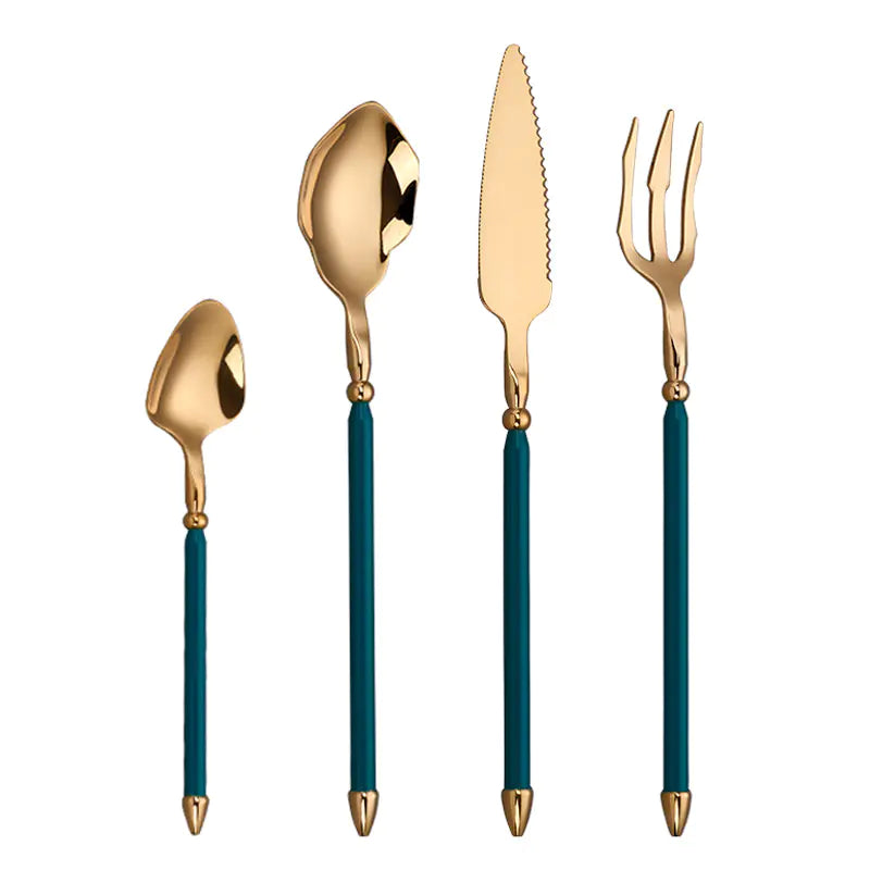 304 Stainless Steel Cutlery Set for Western Dining (4pcs)