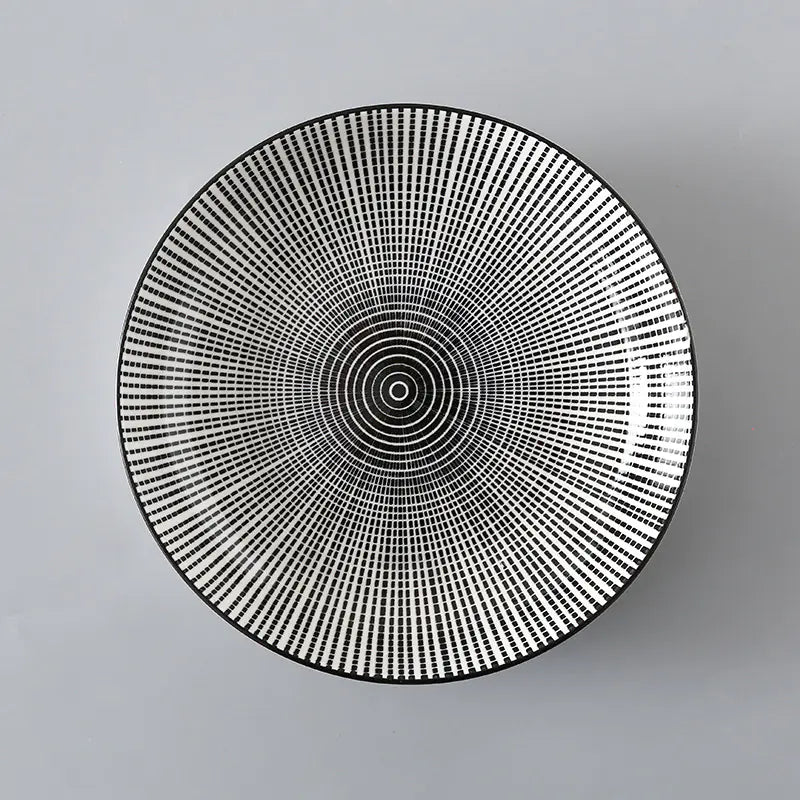 7 Inch Nordic Style Ceramic Plate for Fruits and Soup