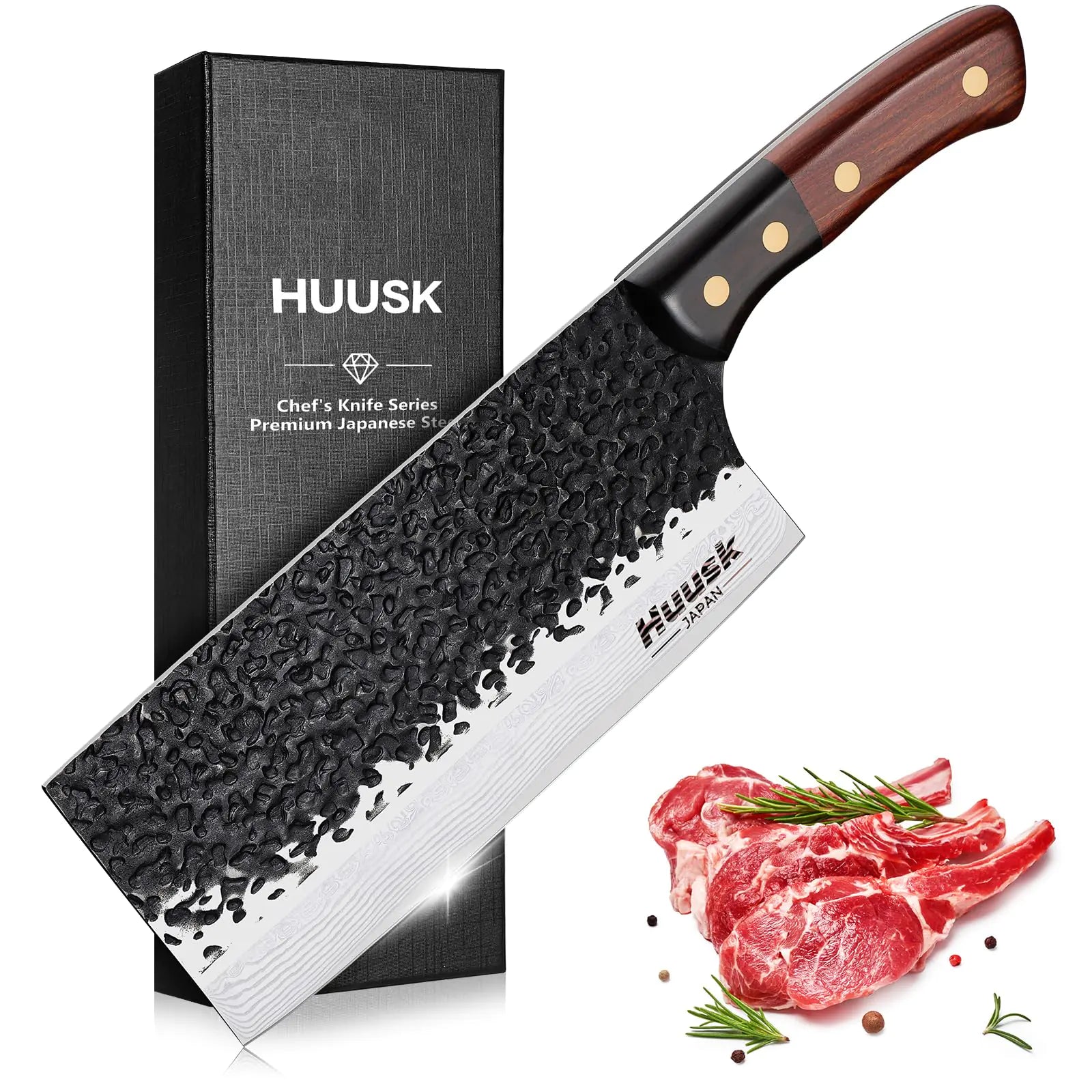 Huusk 7.5" Meat Cleaver Knife