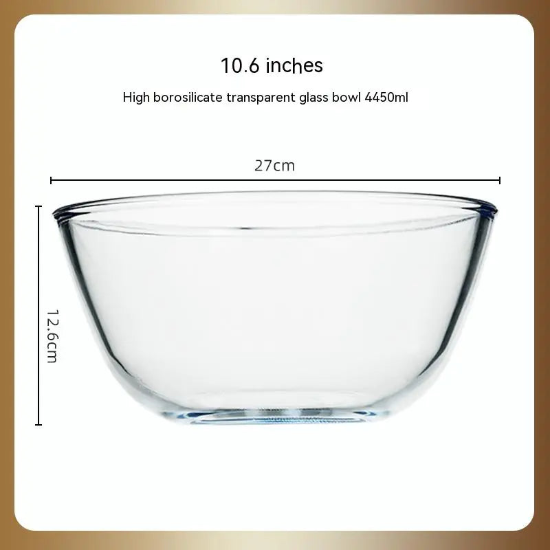 Glass Large Salad Bowl