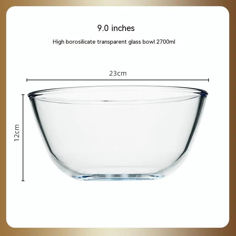 Glass Large Salad Bowl