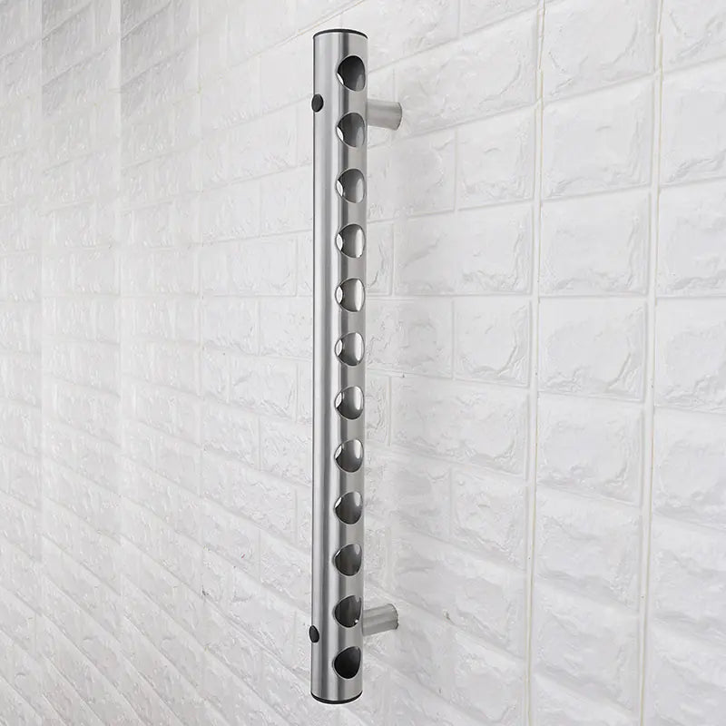 Wall-Mounted Stainless Steel Wine Rack