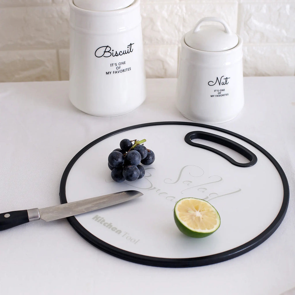 Cutting Board for Baking and Kitchen Utensils