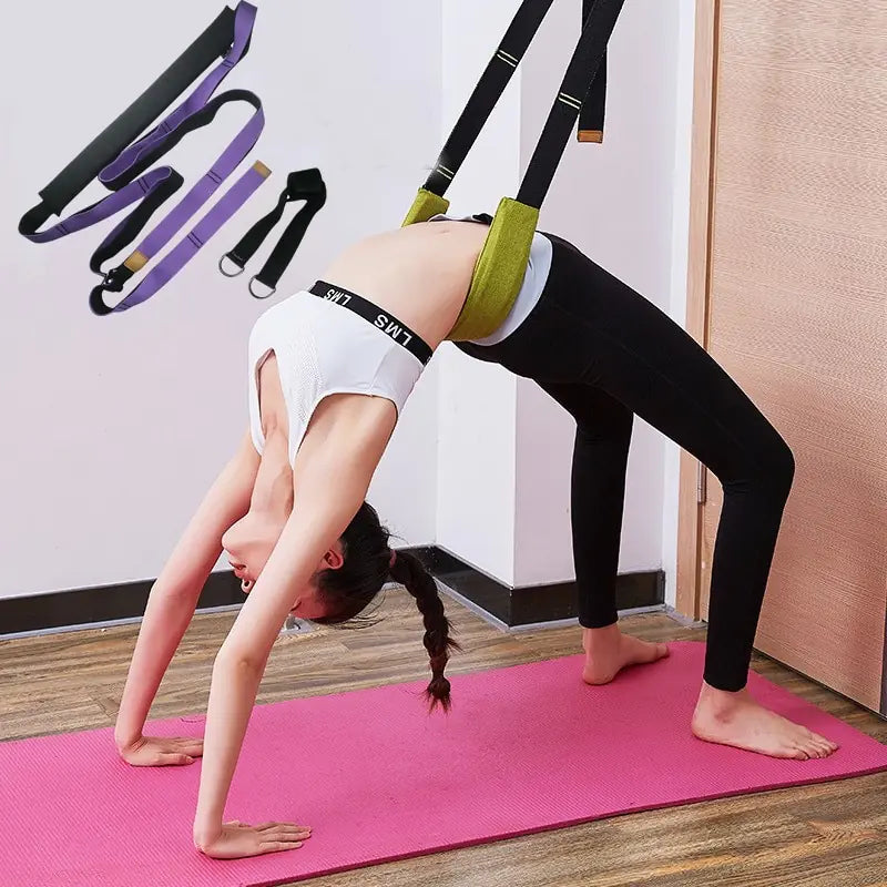 Yoga Stretch Strap for Home Leg and Flexibility Training