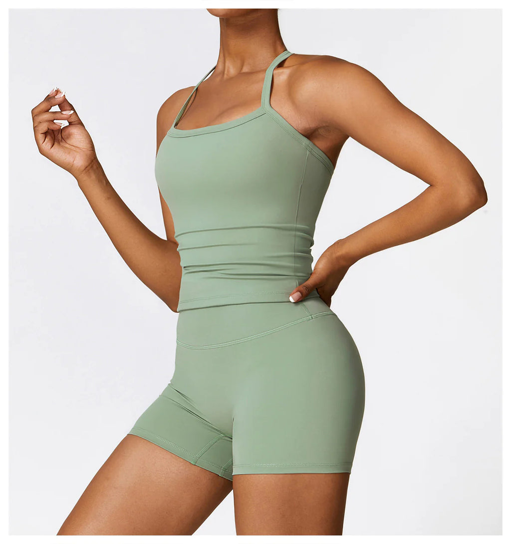 Tight Brushed Yoga Suit