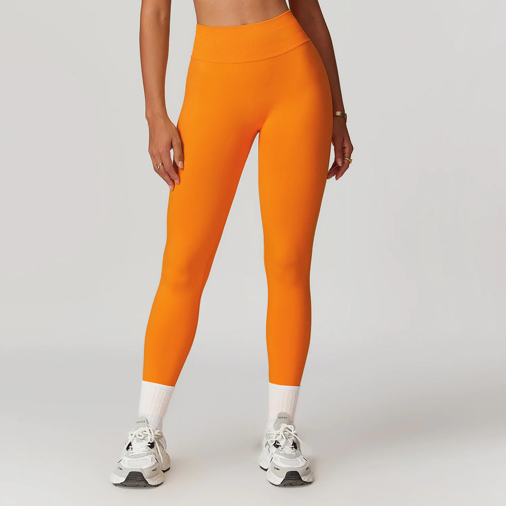 Seamless Peach High-Waist Yoga Pants