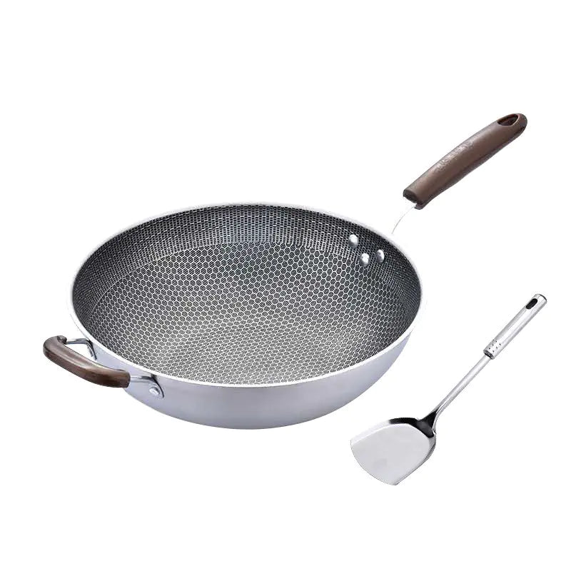 Stainless Steel Non-Stick Wok