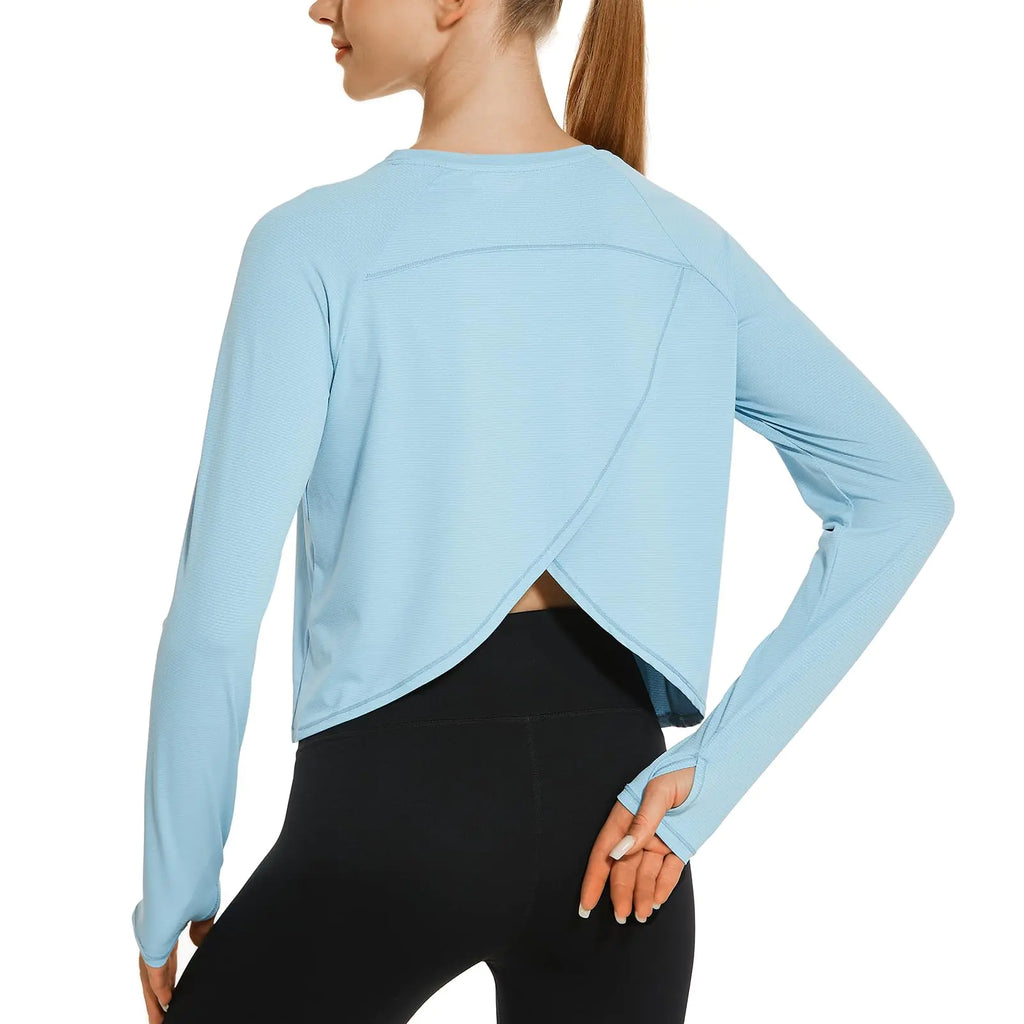 Cropped Long Sleeved Top