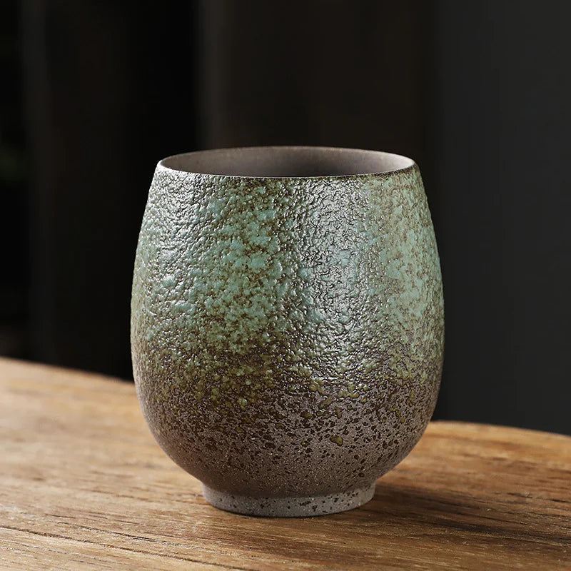 Ceramic Fambé Tea Cup