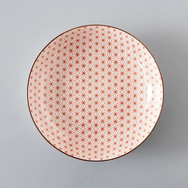 7 Inch Nordic Style Ceramic Plate for Fruits and Soup