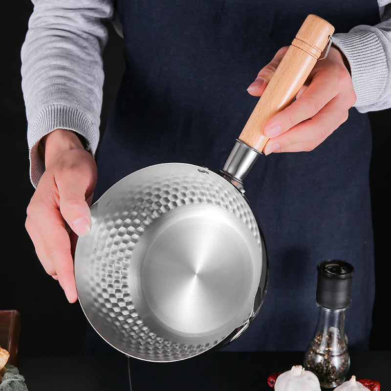 Snow Pan with Wooden Handle