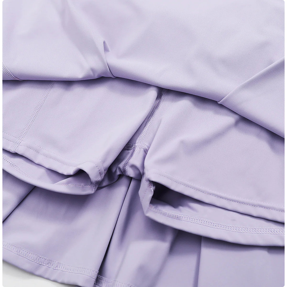 Tennis Skirt Two-Piece Look with Pocket