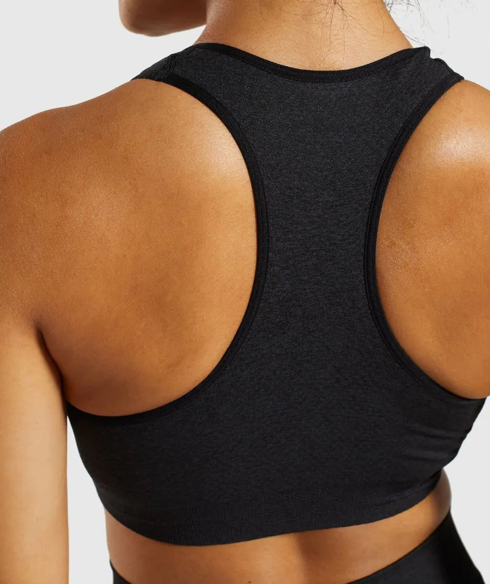 Seamless Quick-Dry Sports Bra and Vest Top