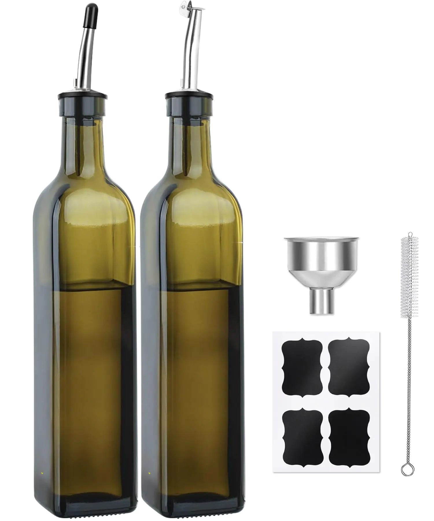 WEILAIDI Green Olive Oil Dispenser Bottle