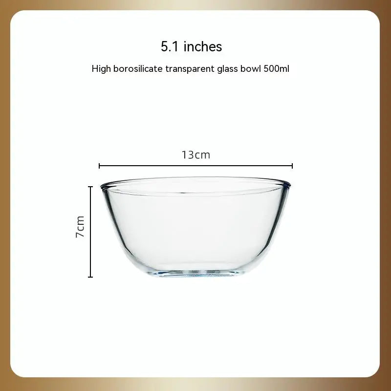 Glass Large Salad Bowl