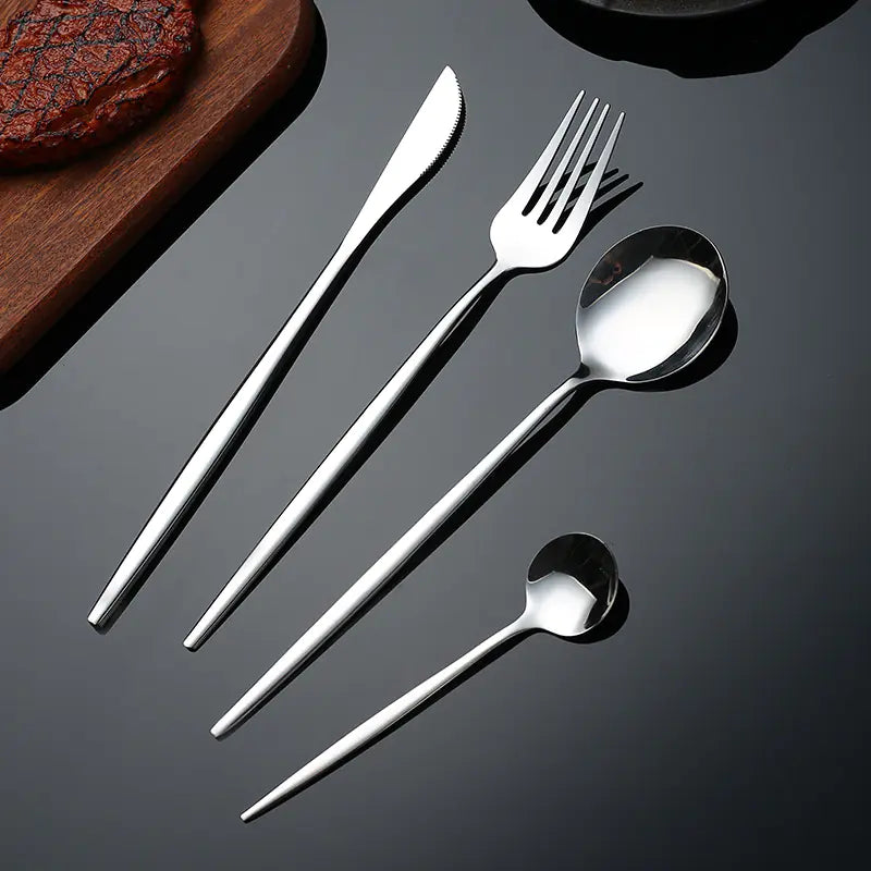 Stainless Steel Portuguese Cutlery Set for Dining