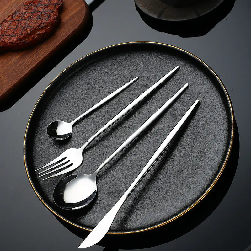 Stainless Steel Portuguese Cutlery Set for Dining