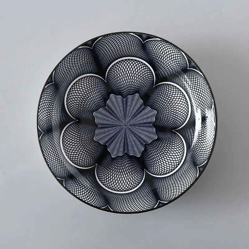 7 Inch Nordic Style Ceramic Plate for Fruits and Soup