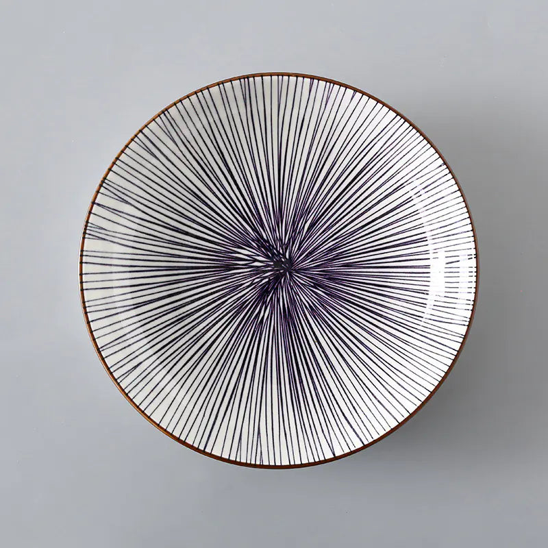 7 Inch Nordic Style Ceramic Plate for Fruits and Soup