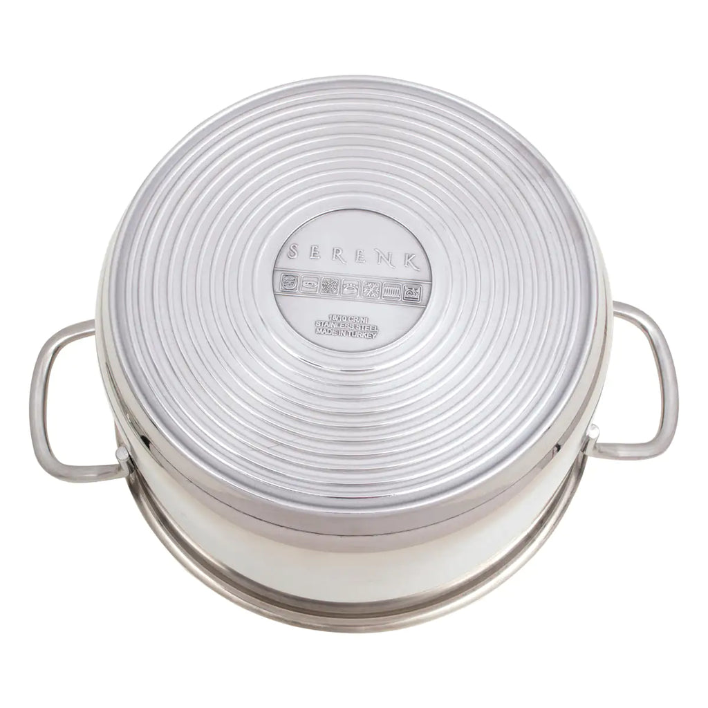 Serenk Modernist Stainless Steel Stock Pot