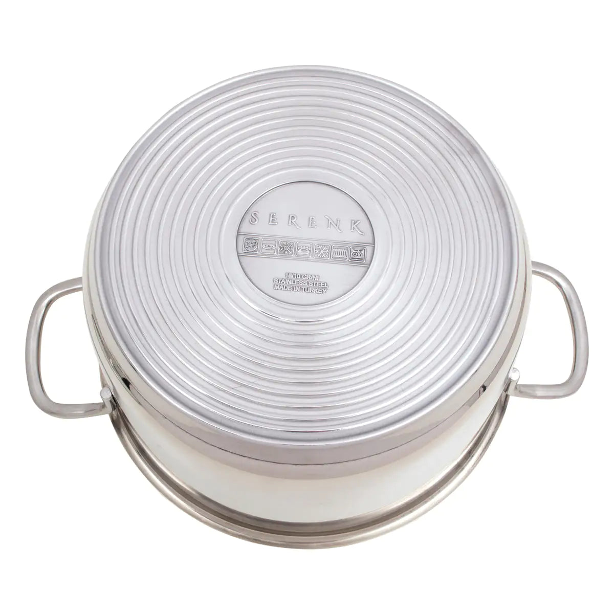 Serenk Modernist Stainless Steel Stock Pot