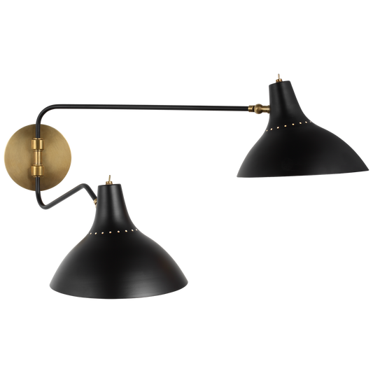 Charlton Medium Double Wall Light