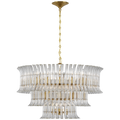 Rhine 34" Three Tier Chandelier