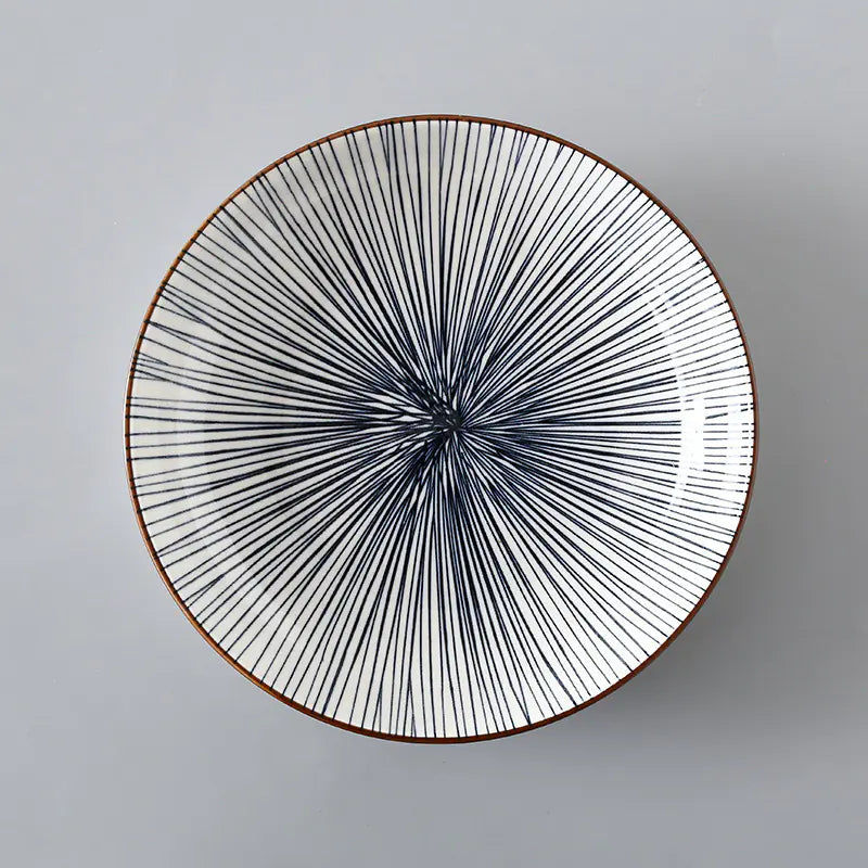 7 Inch Nordic Style Ceramic Plate for Fruits and Soup