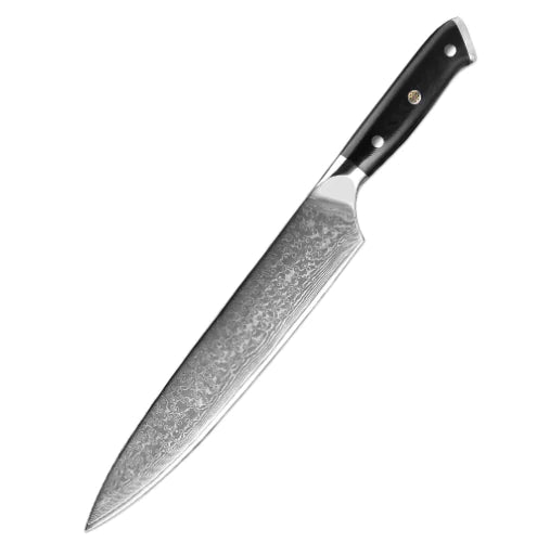 Elegance Nero 7-Piece Damascus Knife Set (One Set)