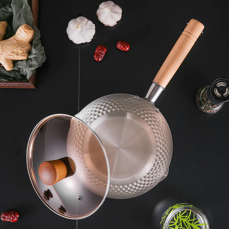 Snow Pan with Wooden Handle